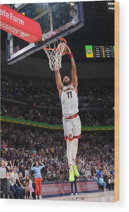 Playoffs Wood Print featuring the photograph 2023 NBA Finals - Miami Heat v Denver Nuggets #3 by Jesse D. Garrabrant