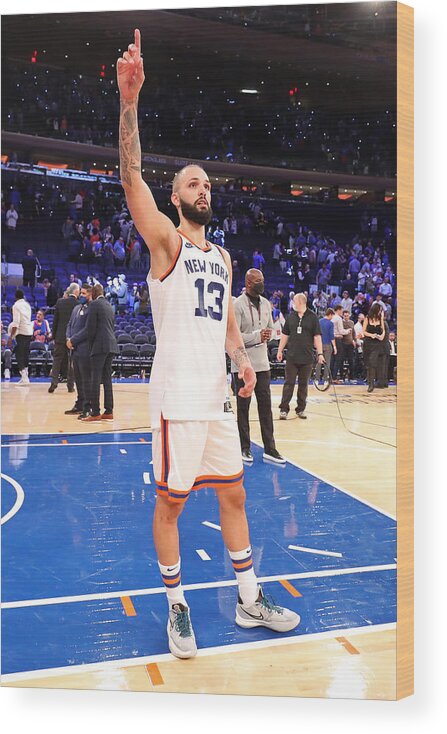 Nba Pro Basketball Wood Print featuring the photograph Evan Fournier by Nathaniel S. Butler