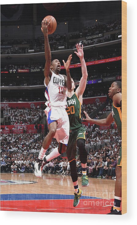 Jamal Crawford Wood Print featuring the photograph Jamal Crawford by Andrew D. Bernstein