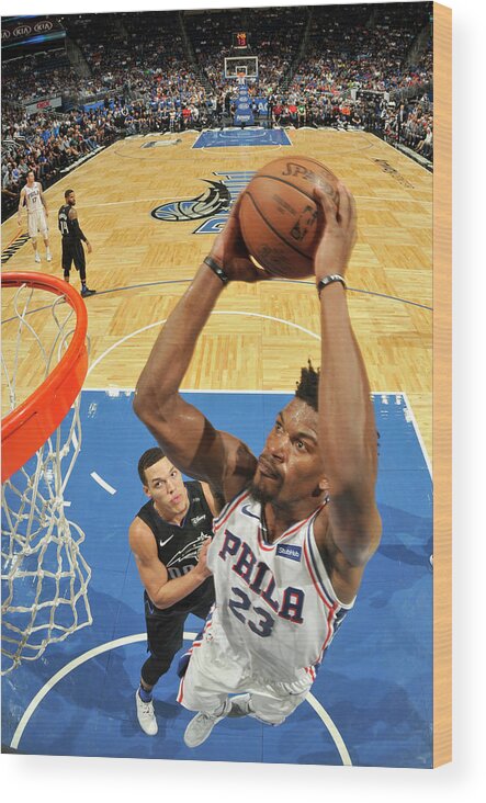 Nba Pro Basketball Wood Print featuring the photograph Jimmy Butler by Fernando Medina