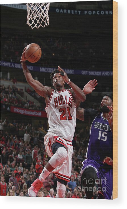 Jimmy Butler Wood Print featuring the photograph Jimmy Butler #3 by Gary Dineen