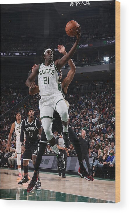 Jrue Holiday Wood Print featuring the photograph Jrue Holiday #3 by Nathaniel S. Butler