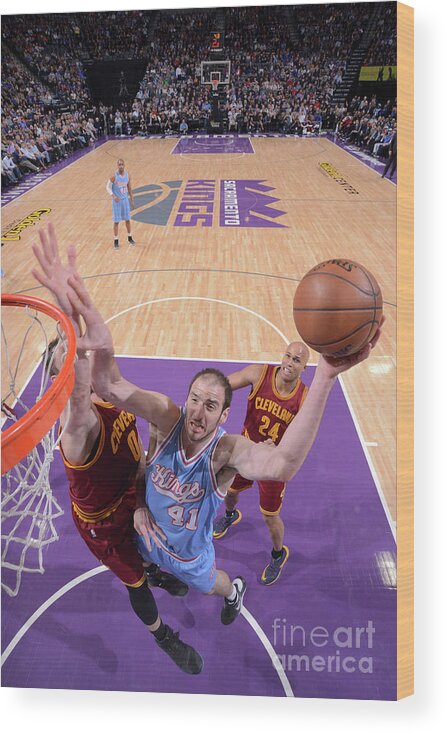 Nba Pro Basketball Wood Print featuring the photograph Kosta Koufos by Rocky Widner