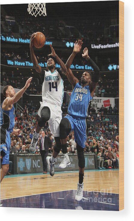 Michael Kidd-gilchrist Wood Print featuring the photograph Michael Kidd-gilchrist #3 by Kent Smith