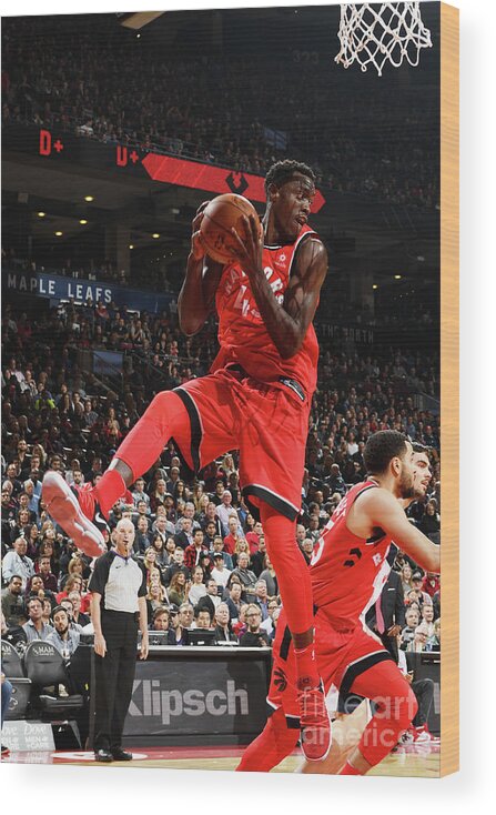 Pascal Siakam Wood Print featuring the photograph Pascal Siakam #3 by Ron Turenne