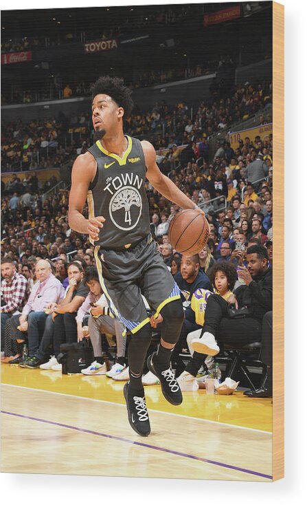 Nba Pro Basketball Wood Print featuring the photograph Quinn Cook by Andrew D. Bernstein