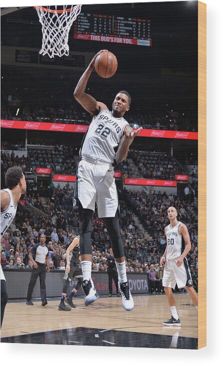 Rudy Gay Wood Print featuring the photograph Rudy Gay #3 by Mark Sobhani