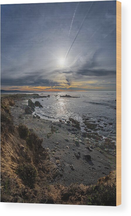  Wood Print featuring the photograph San Simeon #3 by Lars Mikkelsen