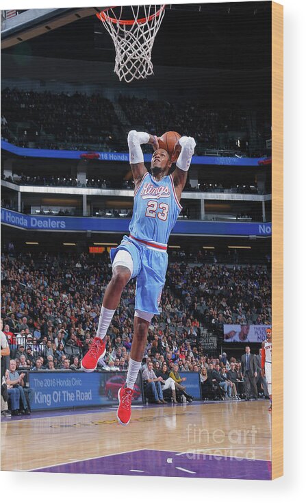 Nba Pro Basketball Wood Print featuring the photograph Ben Mclemore by Rocky Widner