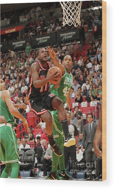 Dion Waiters Wood Print featuring the photograph Dion Waiters #4 by Oscar Baldizon