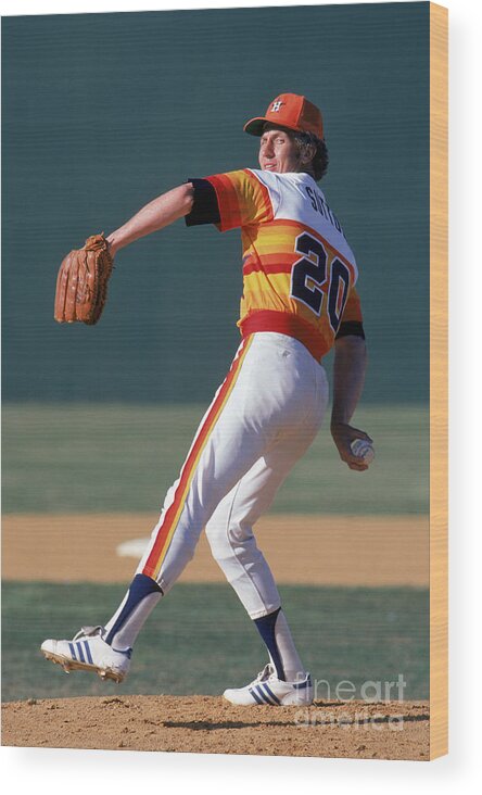 1980-1989 Wood Print featuring the photograph Don Sutton by Rich Pilling