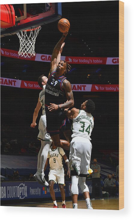 Dwight Howard Wood Print featuring the photograph Dwight Howard #4 by Jesse D. Garrabrant