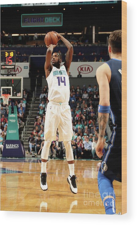 Michael Kidd-gilchrist Wood Print featuring the photograph Michael Kidd-gilchrist by Brock Williams-smith