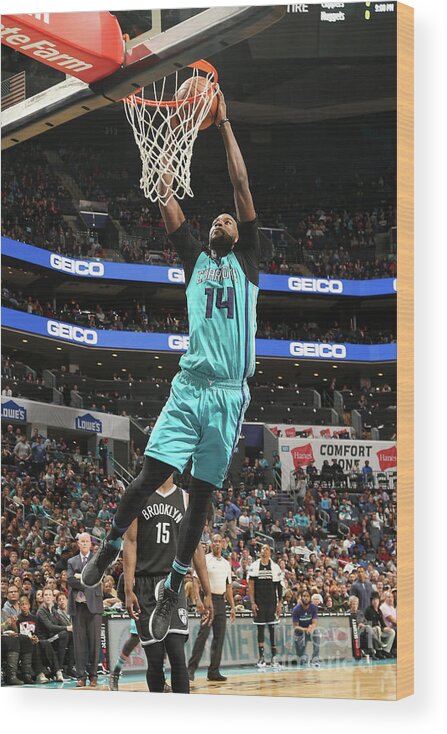 Nba Pro Basketball Wood Print featuring the photograph Michael Kidd-gilchrist by Kent Smith