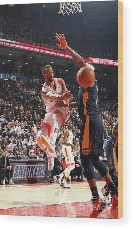 Norman Powell Wood Print featuring the photograph Norman Powell by Ron Turenne