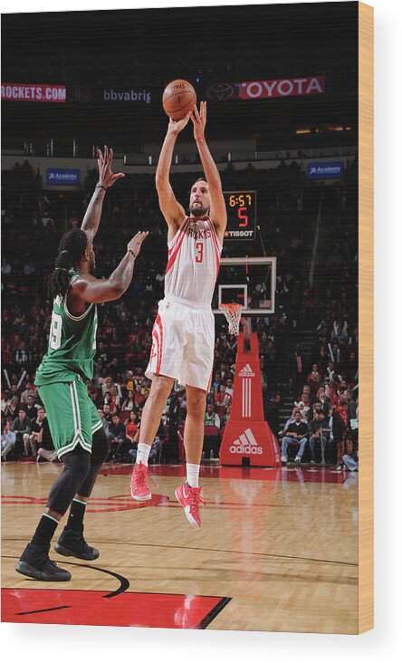 Nba Pro Basketball Wood Print featuring the photograph Ryan Anderson by Bill Baptist
