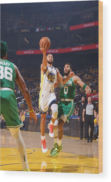Playoffs Wood Print featuring the photograph Stephen Curry by Nathaniel S. Butler