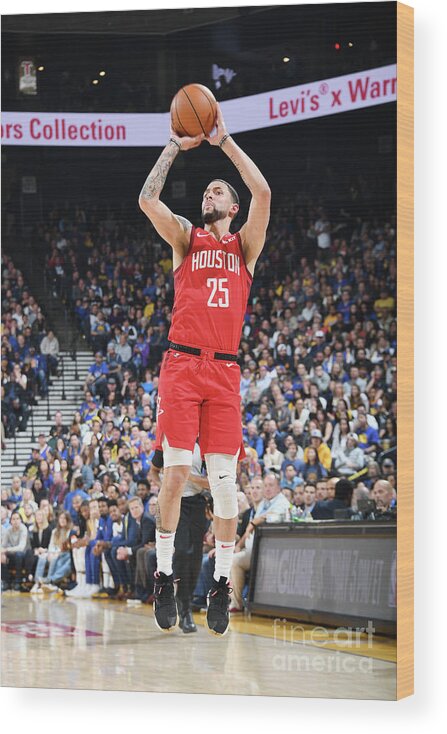 Nba Pro Basketball Wood Print featuring the photograph Austin Rivers by Andrew D. Bernstein