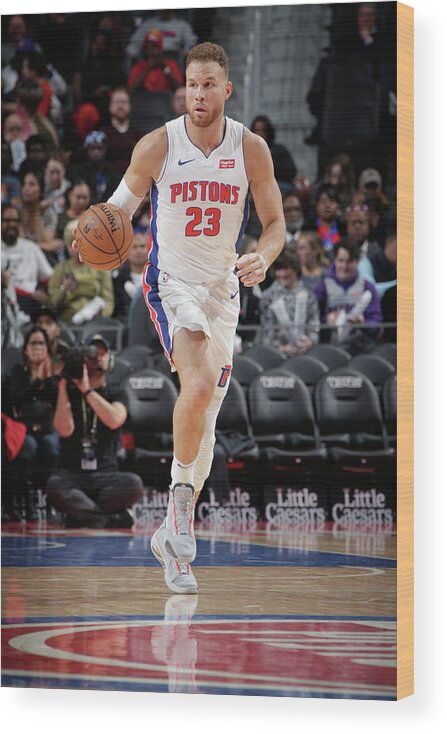 Blake Griffin Wood Print featuring the photograph Blake Griffin #5 by Brian Sevald