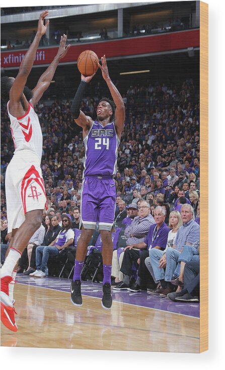 Buddy Hield Wood Print featuring the photograph Buddy Hield #5 by Rocky Widner