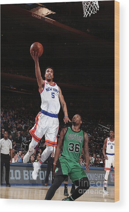 Nba Pro Basketball Wood Print featuring the photograph Courtney Lee by Nathaniel S. Butler