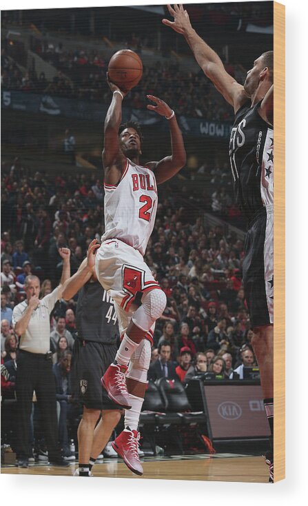 Jimmy Butler Wood Print featuring the photograph Jimmy Butler #5 by Gary Dineen