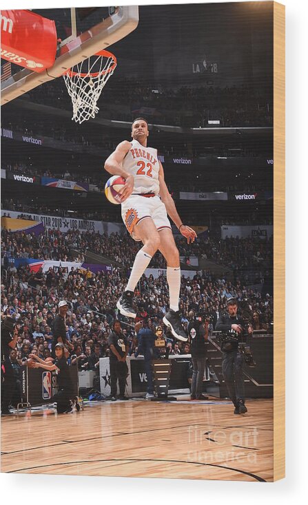 Larry Nance Jr Wood Print featuring the photograph Larry Nance #5 by Andrew D. Bernstein