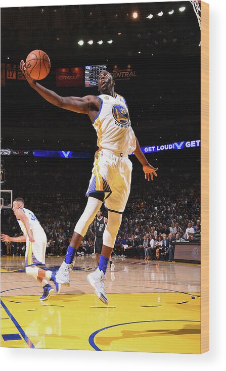 Nba Pro Basketball Wood Print featuring the photograph Draymond Green by Andrew D. Bernstein