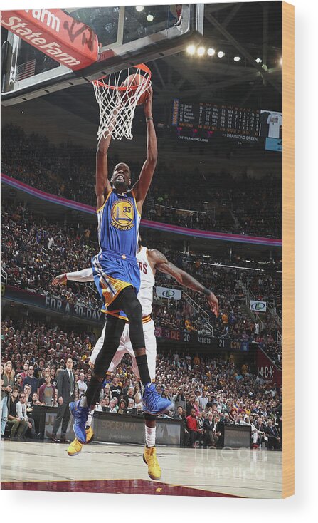Kevin Durant Wood Print featuring the photograph Kevin Durant by Nathaniel S. Butler