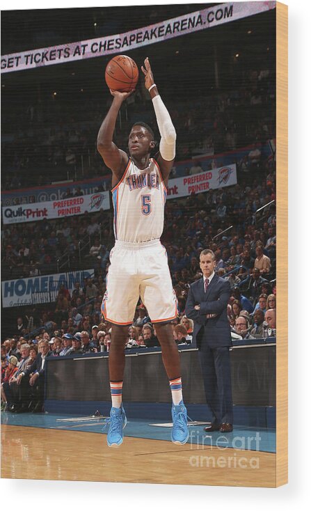 Victor Oladipo Wood Print featuring the photograph Victor Oladipo #6 by Layne Murdoch