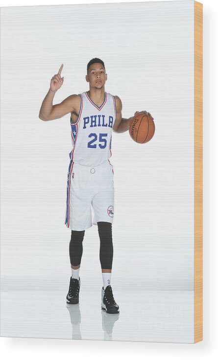 People Wood Print featuring the photograph Ben Simmons by Jesse D. Garrabrant