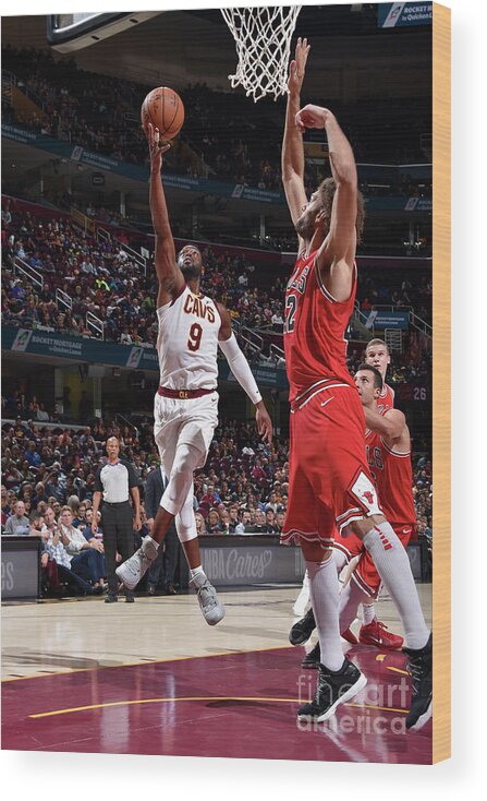 Dwyane Wade Wood Print featuring the photograph Dwyane Wade by David Liam Kyle