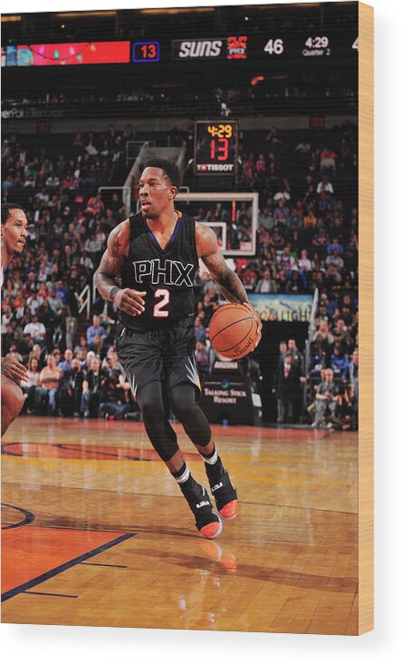 Eric Bledsoe Wood Print featuring the photograph Eric Bledsoe by Barry Gossage