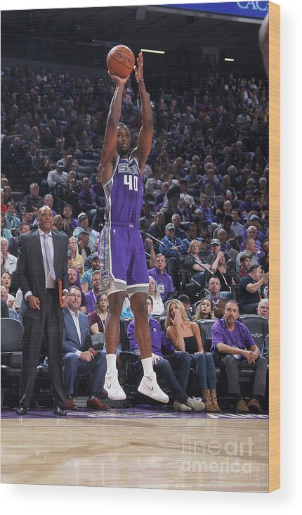 Harrison Barnes Wood Print featuring the photograph Harrison Barnes #7 by Rocky Widner
