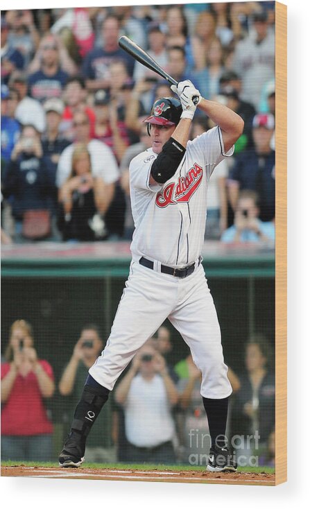 American League Baseball Wood Print featuring the photograph Jim Thome by Jason Miller