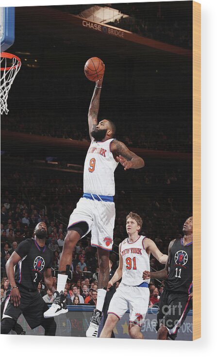 Nba Pro Basketball Wood Print featuring the photograph Kyle O'quinn by Nathaniel S. Butler