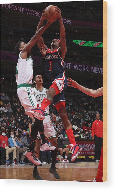 Bradley Beal Wood Print featuring the photograph Bradley Beal by Stephen Gosling