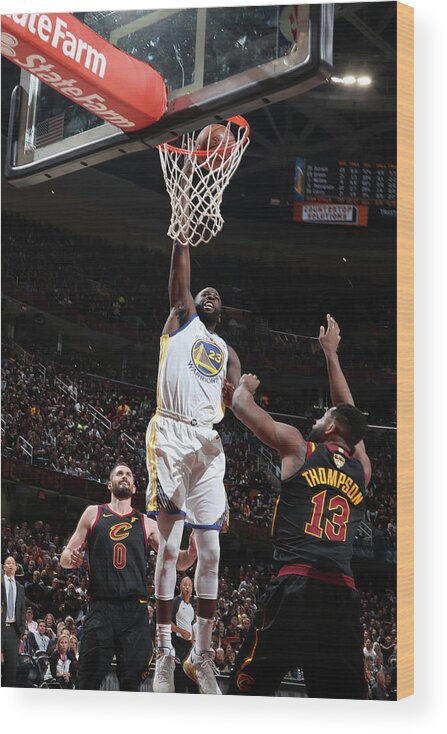 Draymond Green Wood Print featuring the photograph Draymond Green by Nathaniel S. Butler