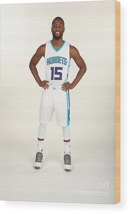 Media Day Wood Print featuring the photograph Kemba Walker #8 by Kent Smith