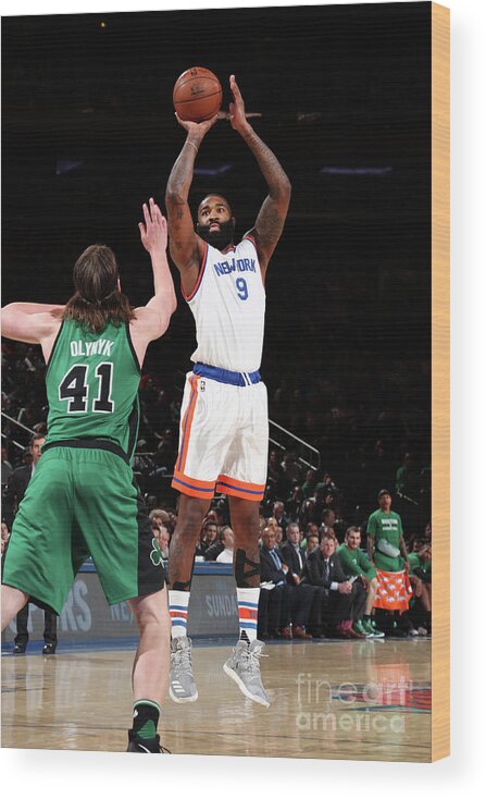 Nba Pro Basketball Wood Print featuring the photograph Kyle O'quinn by Nathaniel S. Butler