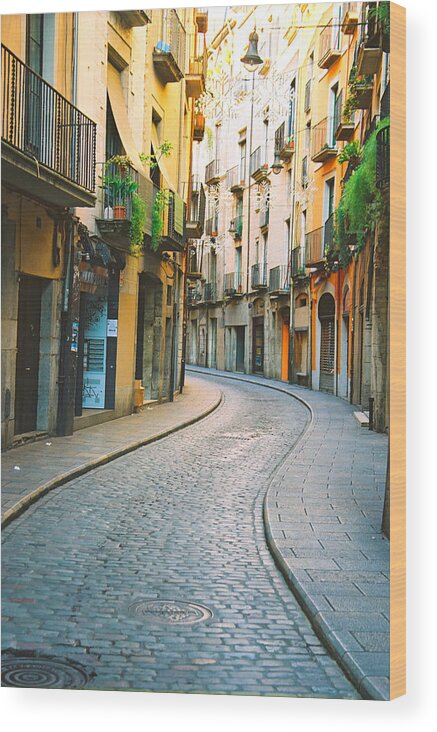 Travel Wood Print featuring the photograph Spain #8 by Claude Taylor