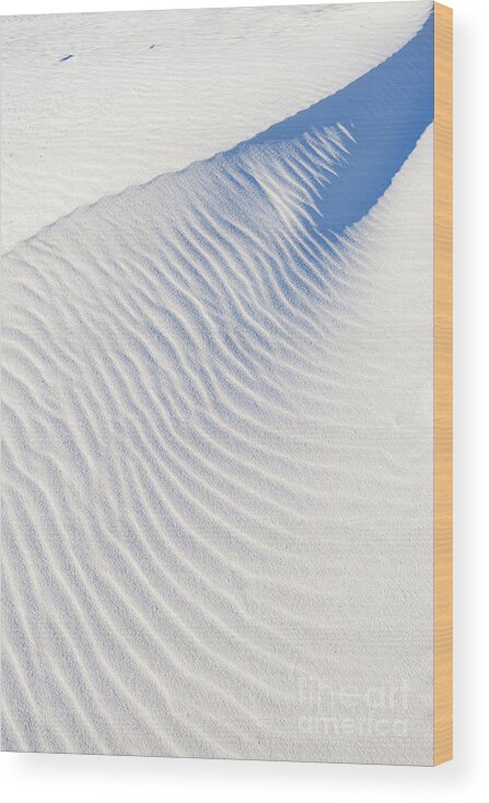 Chihuahuan Desert Wood Print featuring the photograph White Sands Gypsum Dunes #8 by Raul Rodriguez
