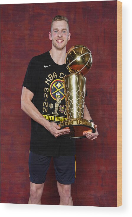 Playoffs Wood Print featuring the photograph 2023 NBA Finals - Denver Nuggets Championship Portraits #9 by Jesse D. Garrabrant