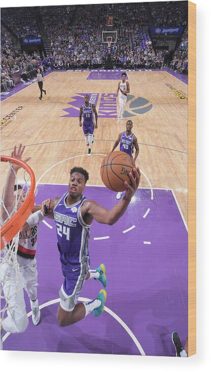 Buddy Hield Wood Print featuring the photograph Buddy Hield #9 by Rocky Widner