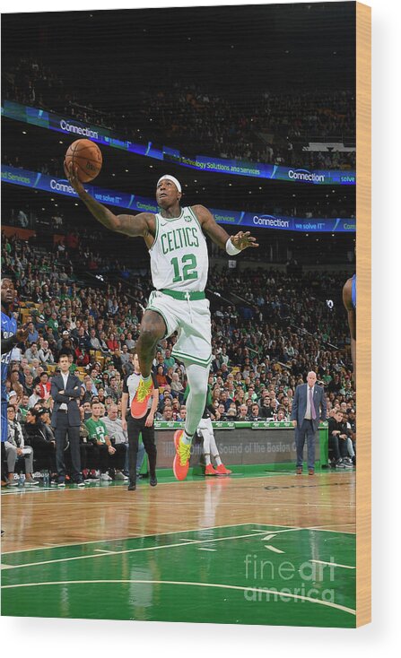 Terry Rozier Wood Print featuring the photograph Terry Rozier #9 by Brian Babineau