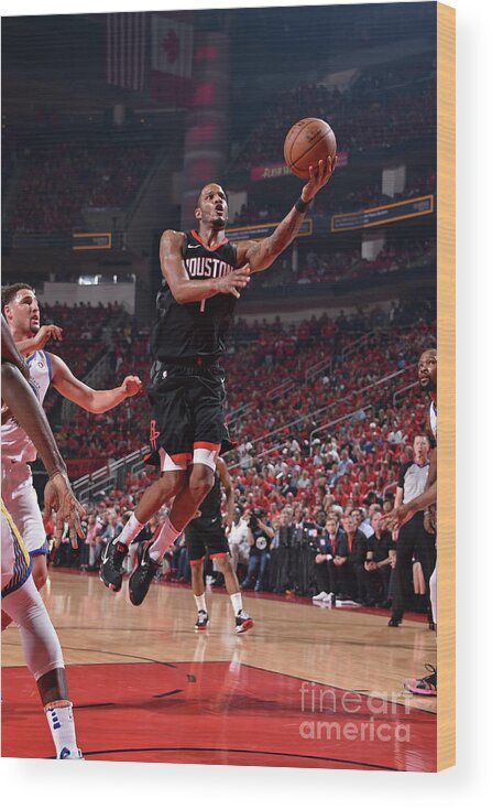 Playoffs Wood Print featuring the photograph Trevor Ariza by Bill Baptist