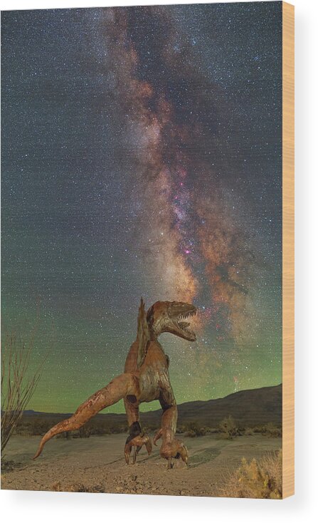 Astronomy Wood Print featuring the photograph Age of the Reptiles by Ralf Rohner