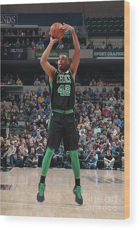 Al Horford Wood Print featuring the photograph Al Horford by Ron Hoskins