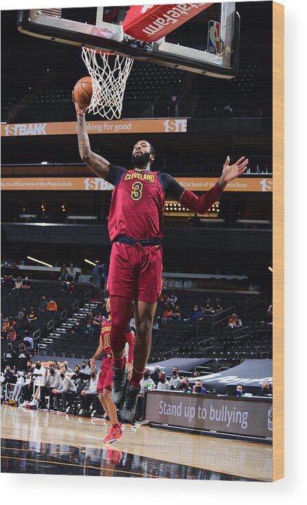 Nba Pro Basketball Wood Print featuring the photograph Andre Drummond by Michael Gonzales