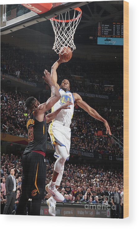 Playoffs Wood Print featuring the photograph Andre Iguodala by Nathaniel S. Butler